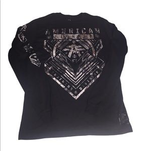 Men’s American Fighter Buckle Shirt Medium Long Sleeve NWOT